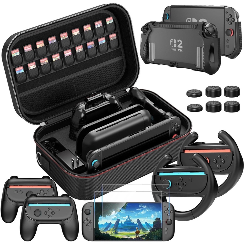 Case for Nintendo Switch 2 Accessories Bundle